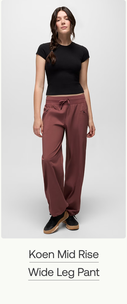 koen mid rise wide leg pant