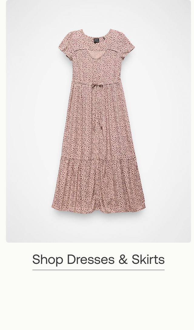shop dresses & skirts