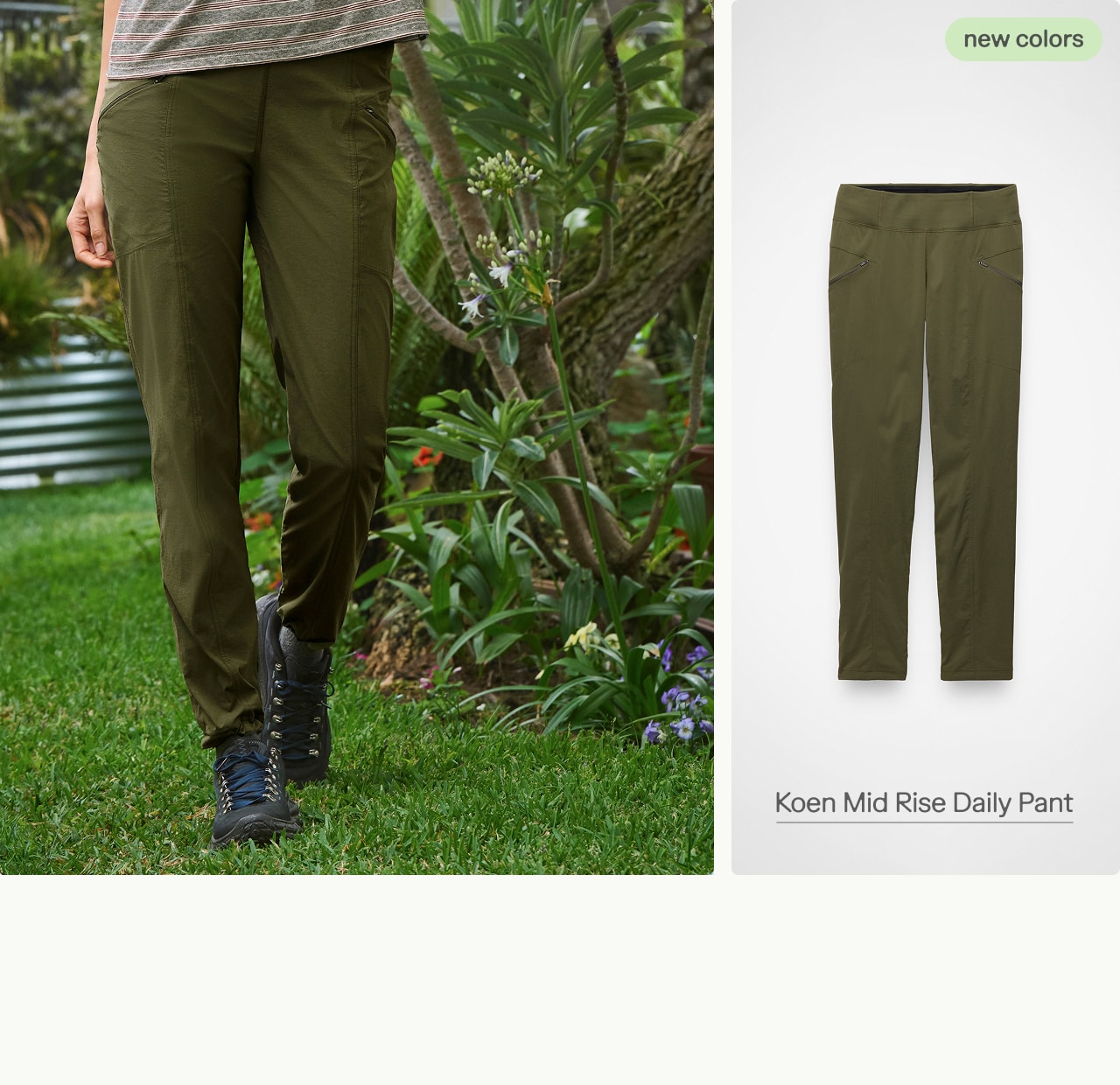 koen mid rise daily pant